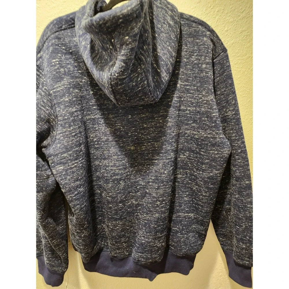 NFL Team Apparel Denver Broncos Blue Fleece lines Full Zip Hoodie Mens XL - Picture 3 of 8